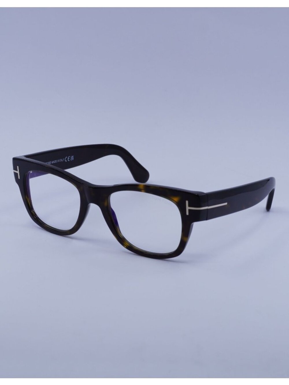 Tom Ford FT5040-B 052 Eyeglasses Havana 52mm Rectangle Frame, Blue Light Block